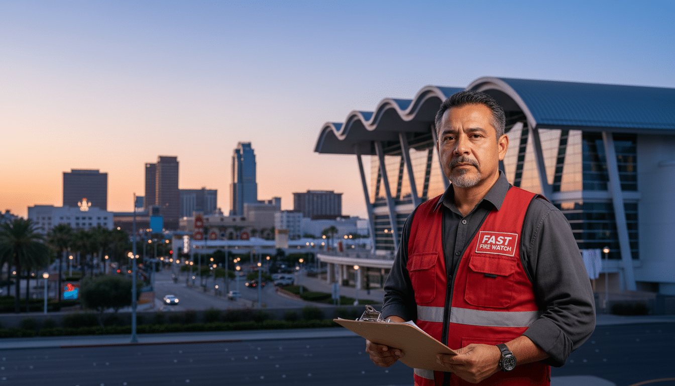 Fire watch guards in Anaheim, CA