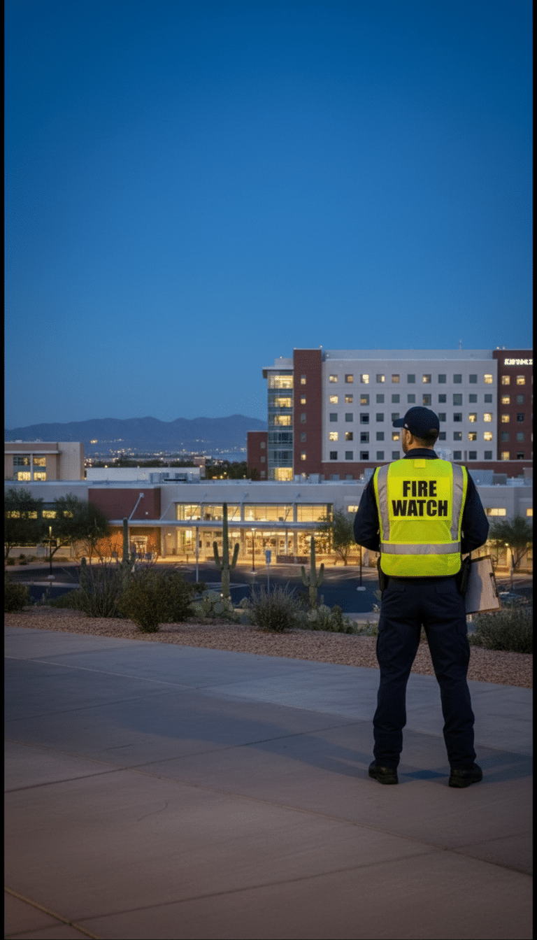 Fire watch guards in Avondale, AZ
