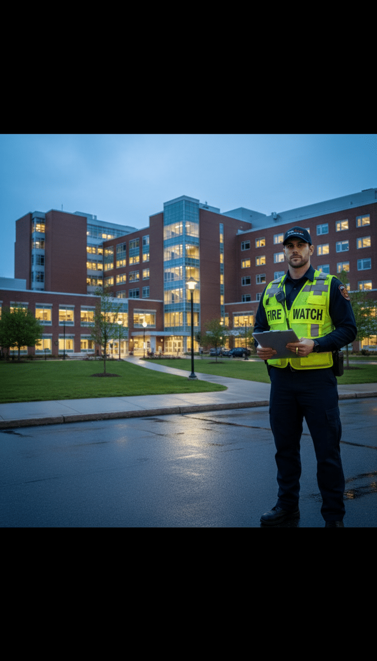 Fire watch guards in Bangor, ME