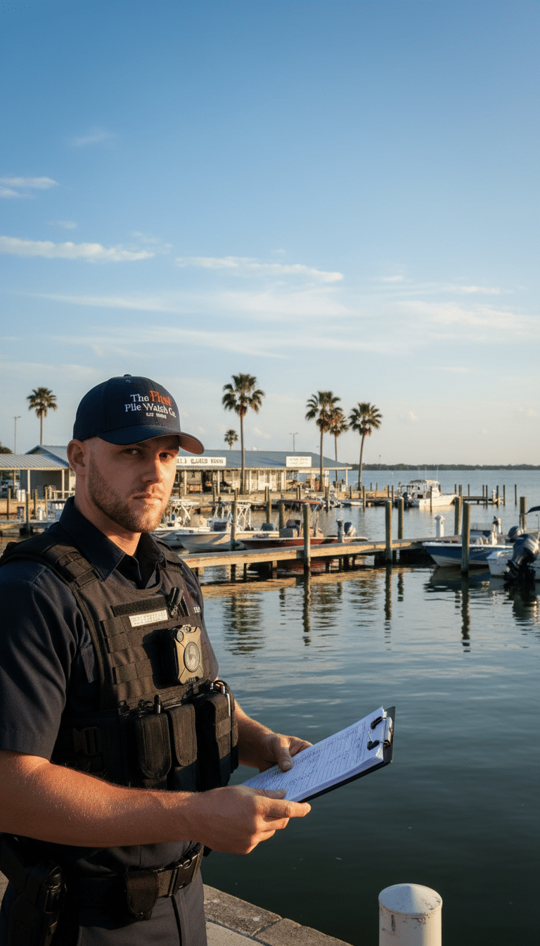 Fire watch guards in Belle Glade, FL