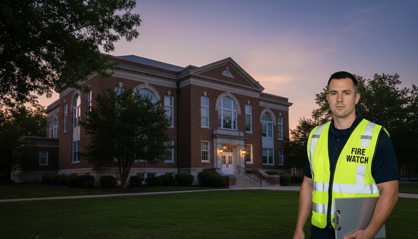 Fire watch guards in Bowling Green, KY