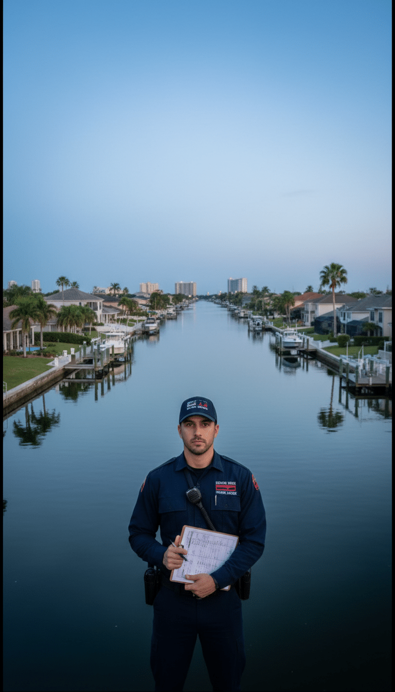 Fire watch guards in Cape Coral, FL