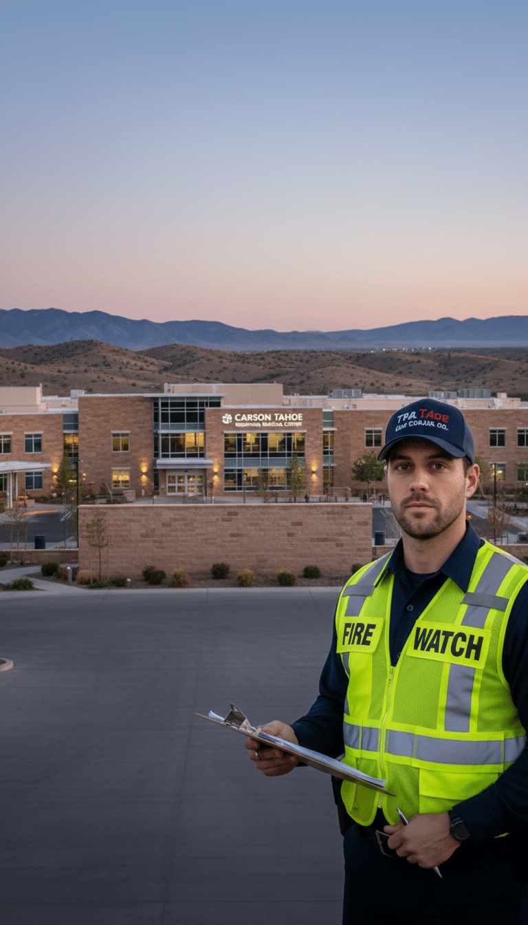Fire watch guards in Carson City, NV