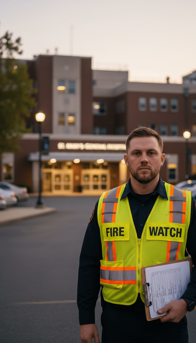 Fire watch guards in Clifton, NJ