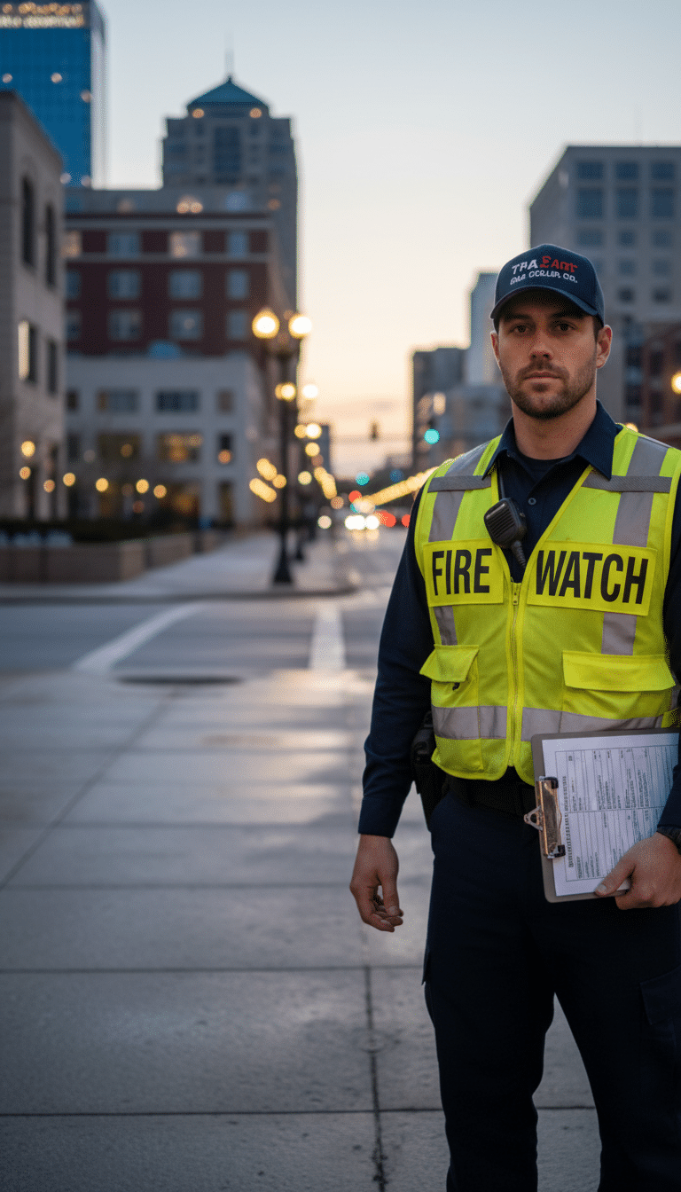 Fire watch guards in Columbia, SC