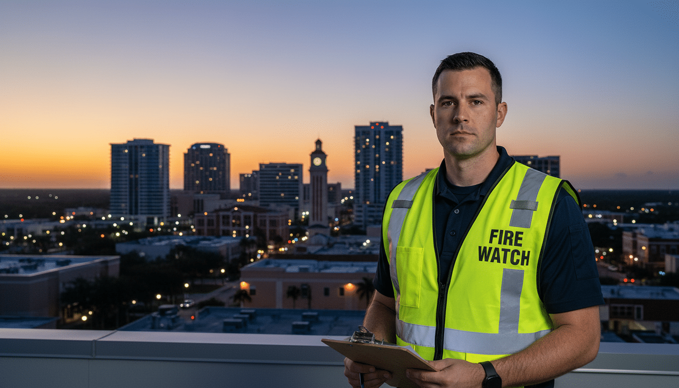 Fire watch guards in Davie, FL