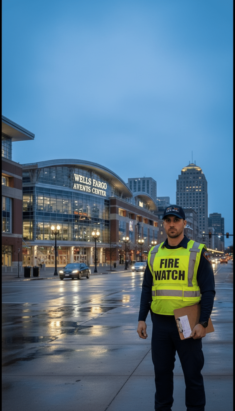 Fire watch guards in Des Moines, IA