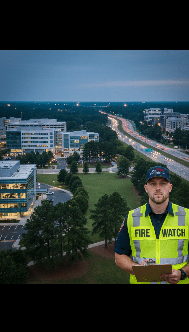 Fire watch guards in Durham, NC