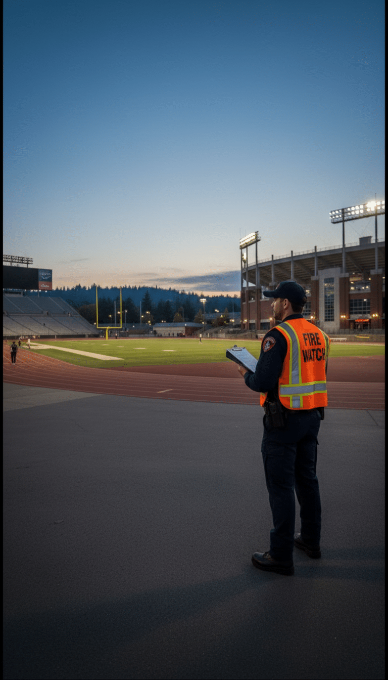 Fire watch guards in Eugene, OR