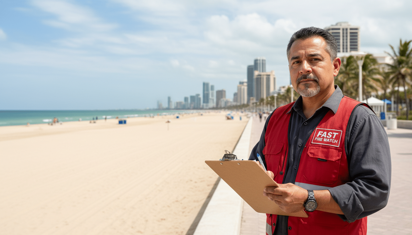 Fire watch guards in Fort Lauderdale, FL