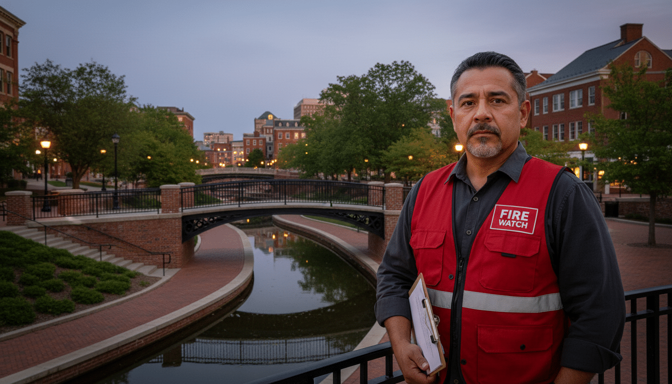 Fire watch guards in Frederick, MD