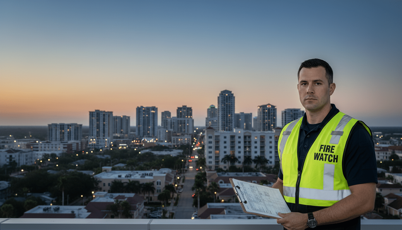 Fire watch guards in Greenacres, FL