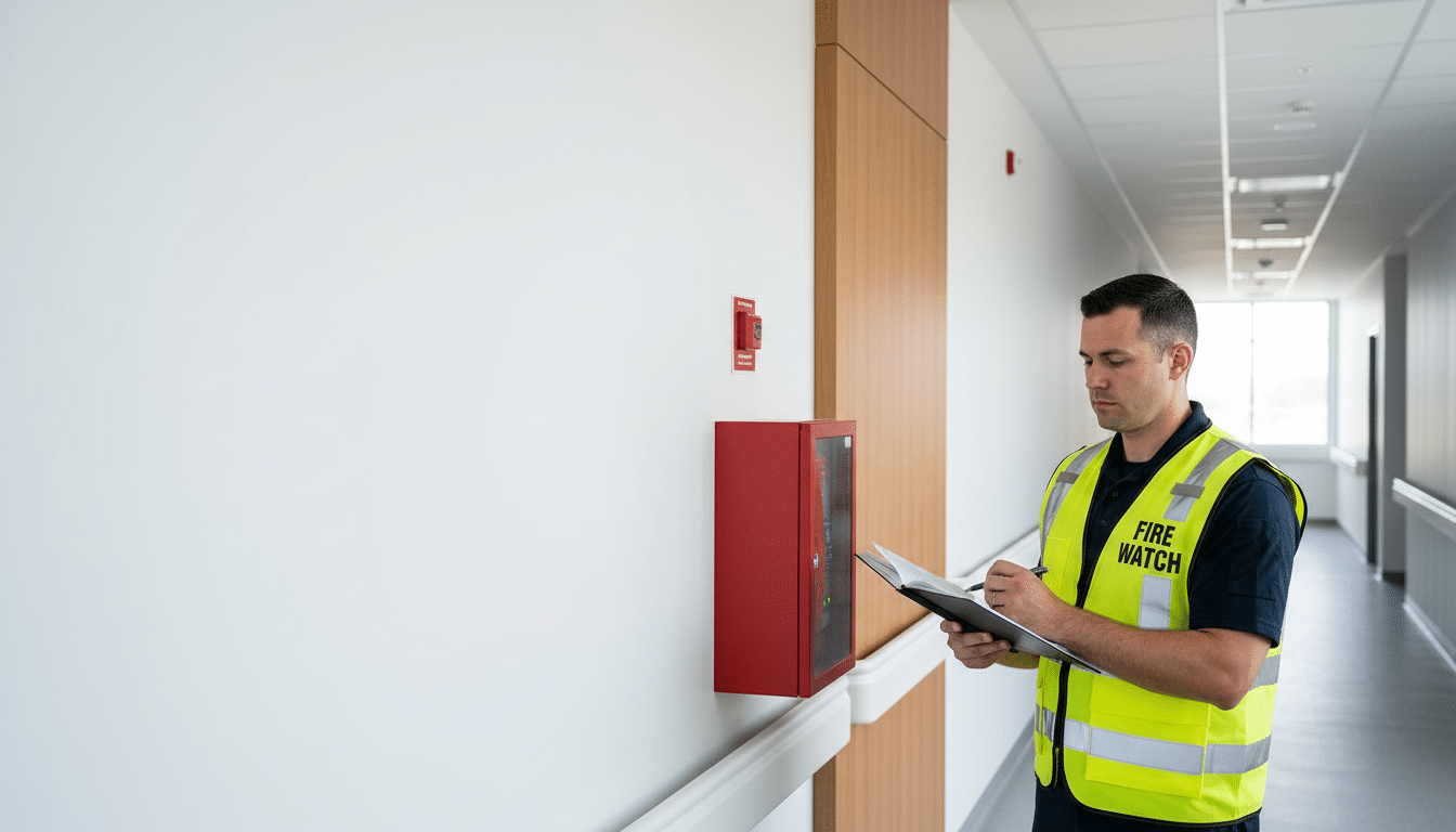 Healthcare Fire Watch — on-site fire watch guards