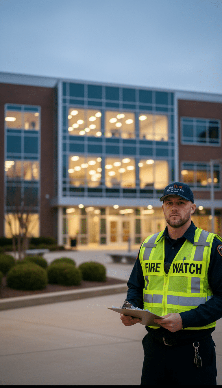 Fire watch guards in High Point, NC