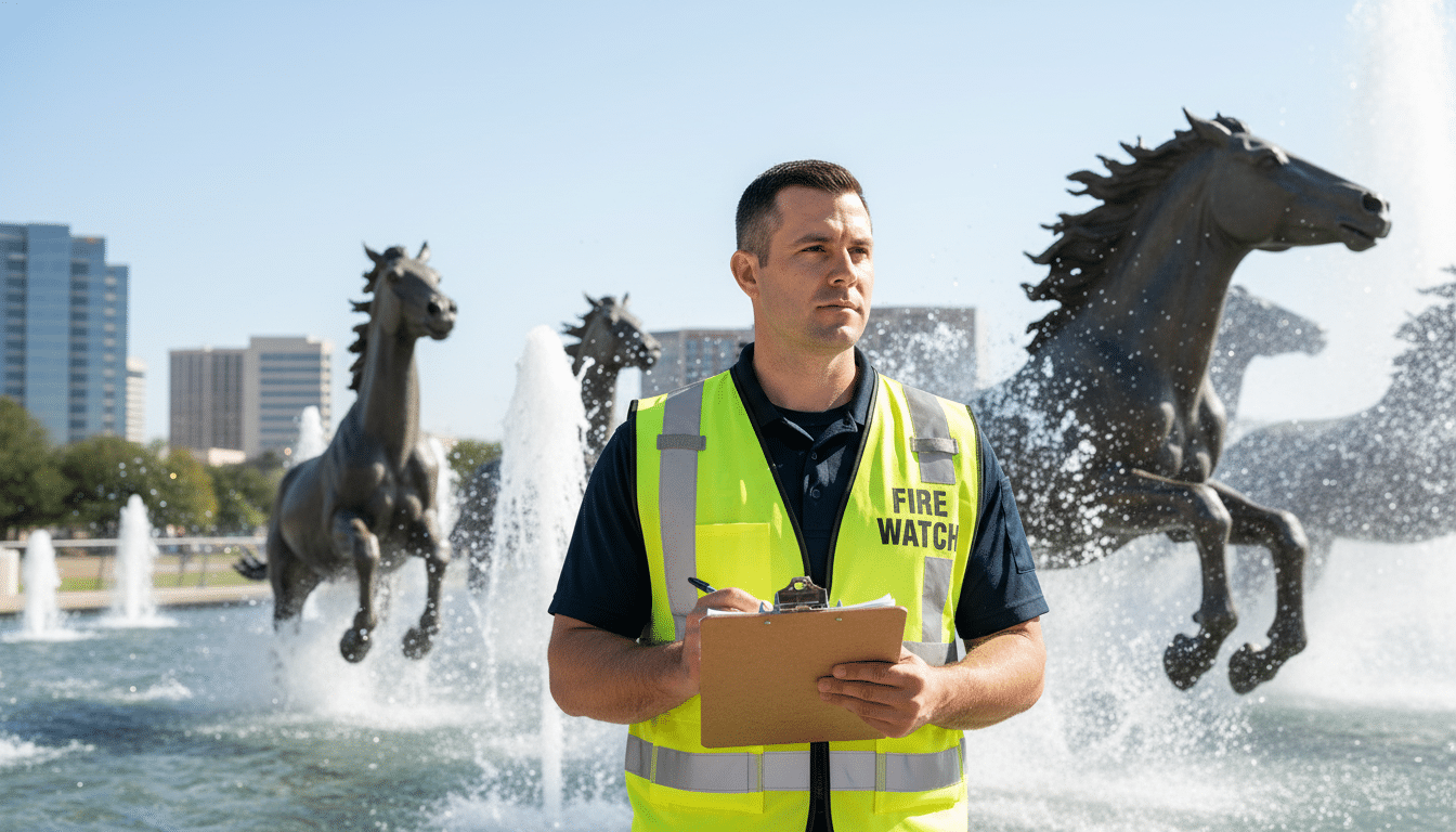 Fire watch guards in Irving, TX