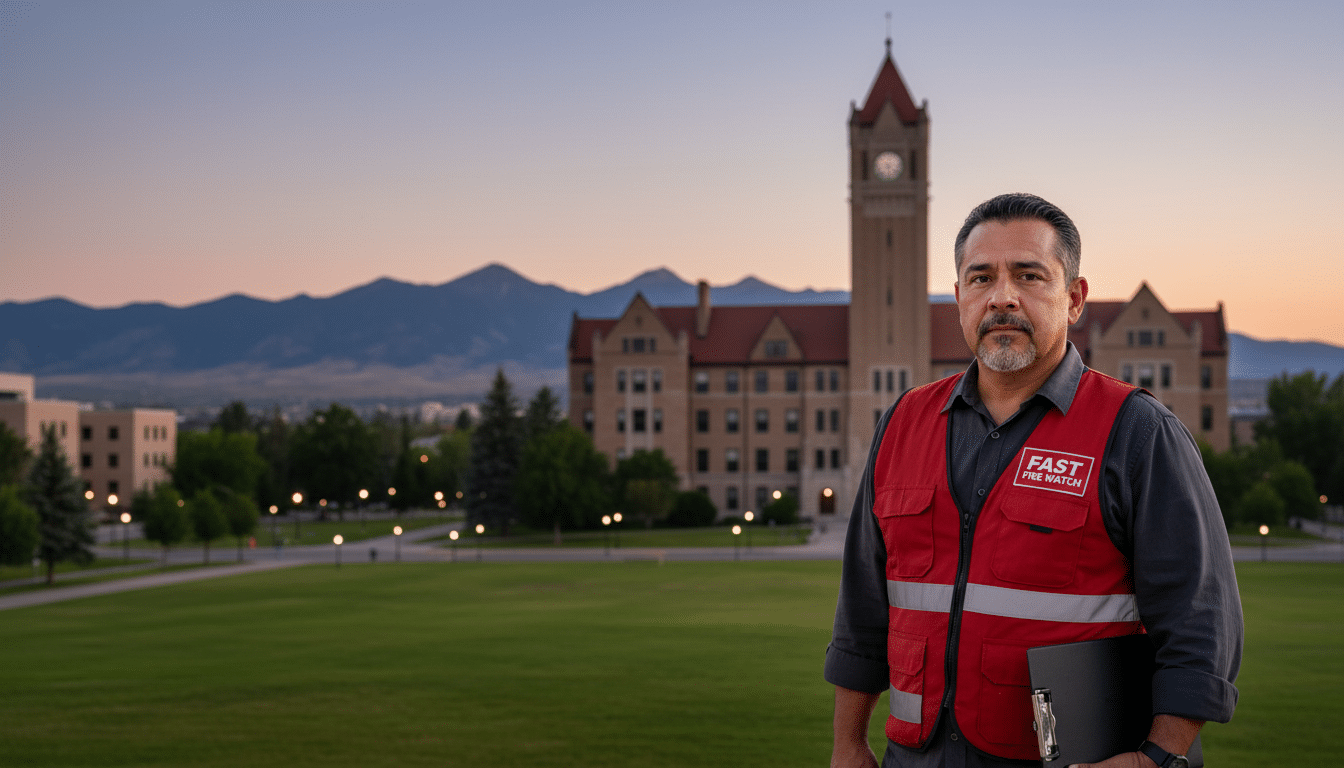 Fire watch guards in Logan, UT