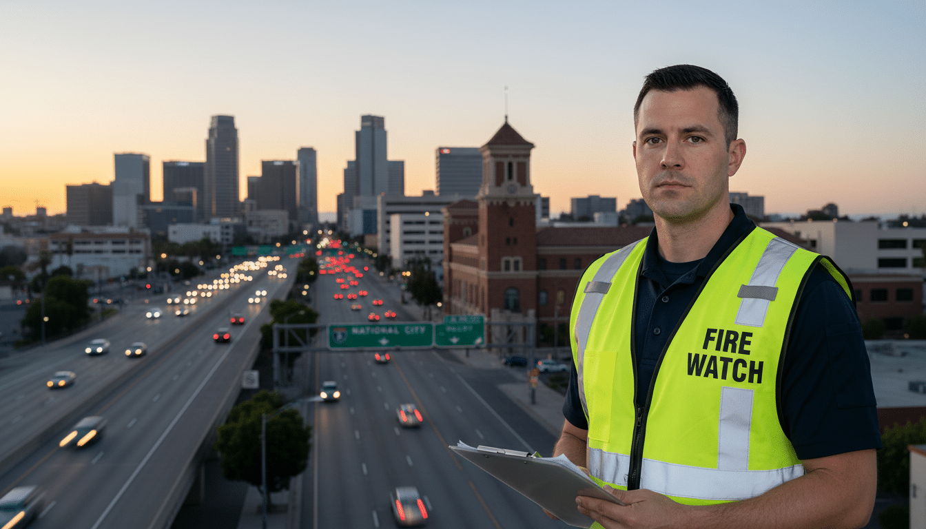 Fire watch guards in National City, CA