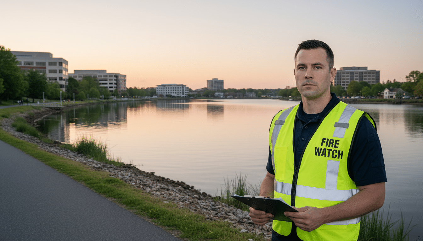 Fire watch guards in Newport News, VA