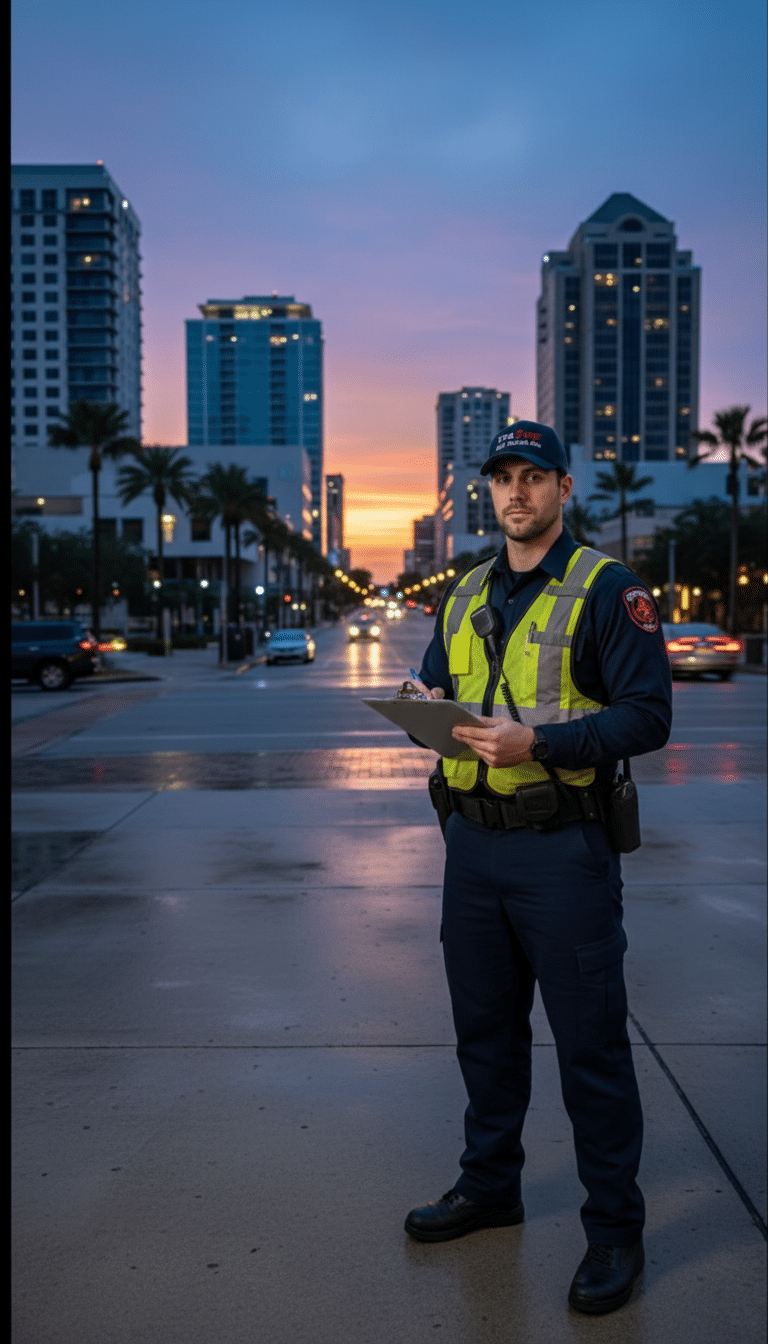 Fire watch guards in Pembroke Pines, FL