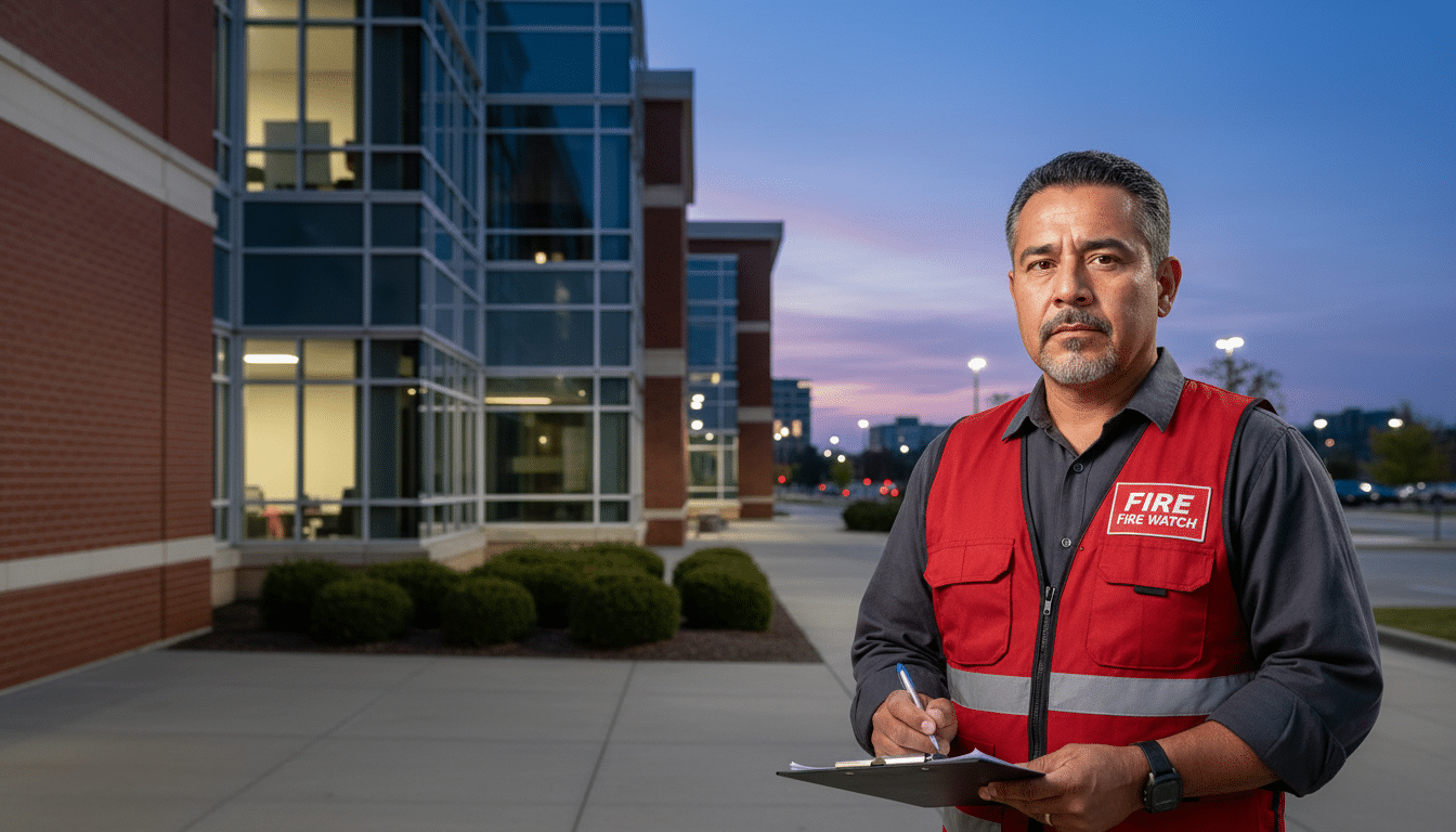 Fire watch guards in Peoria, IL