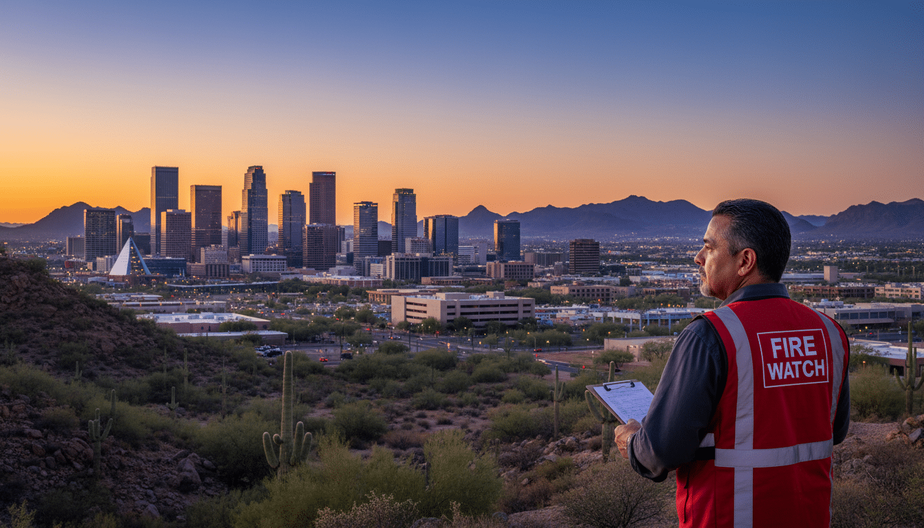 Fire watch guards in Phoenix, AZ