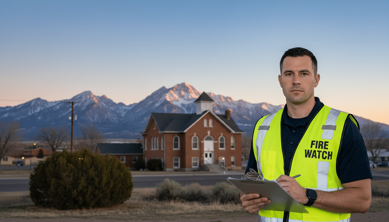Fire watch guards in Pleasant Grove, UT
