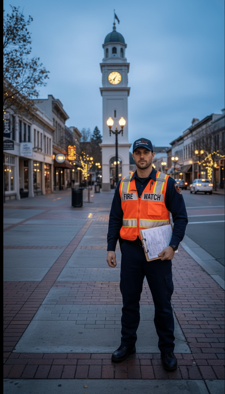 Fire watch guards in Pleasanton, CA