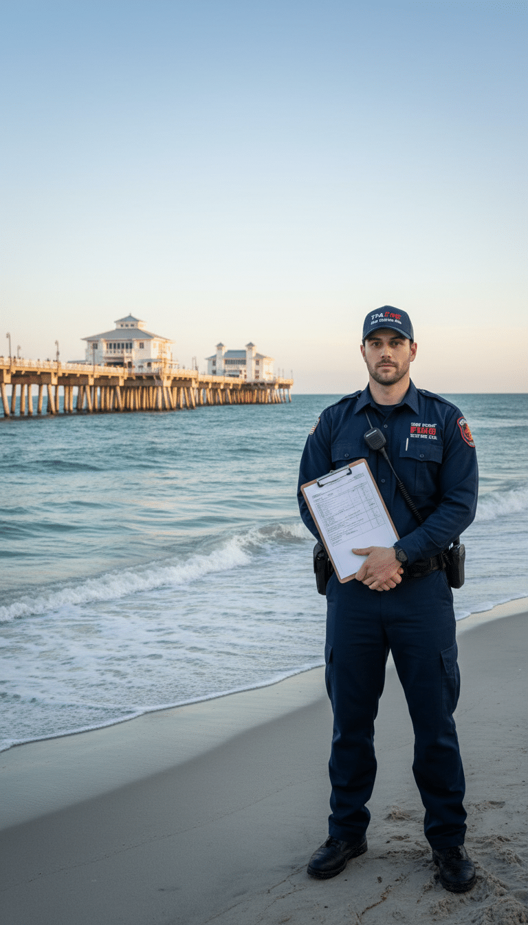 Fire watch guards in Pompano Beach, FL