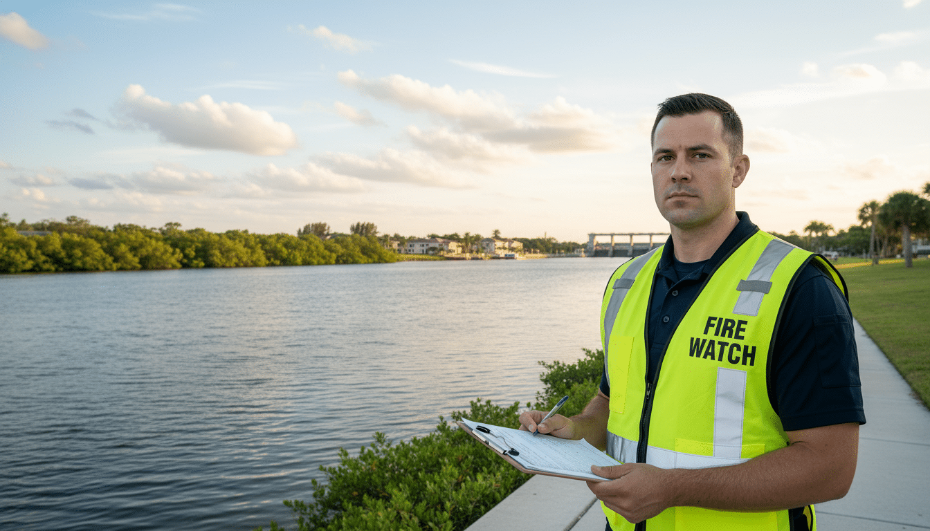 Fire watch guards in Port St Lucie, FL