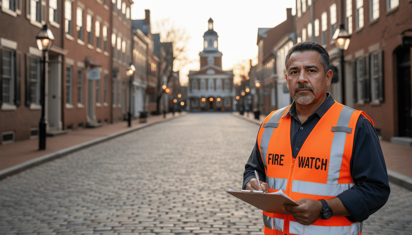 Fire watch guards in Salem, MA