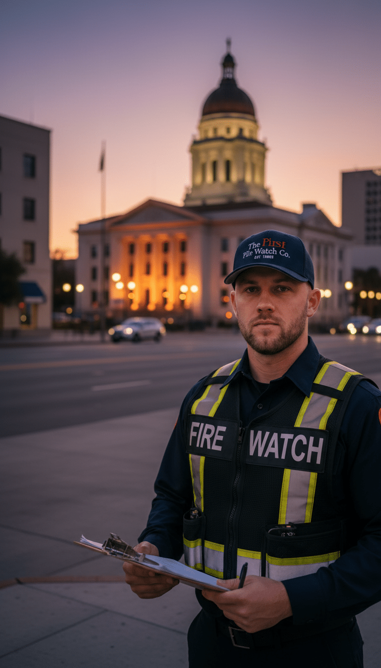 Fire watch guards in San Bernardino, CA