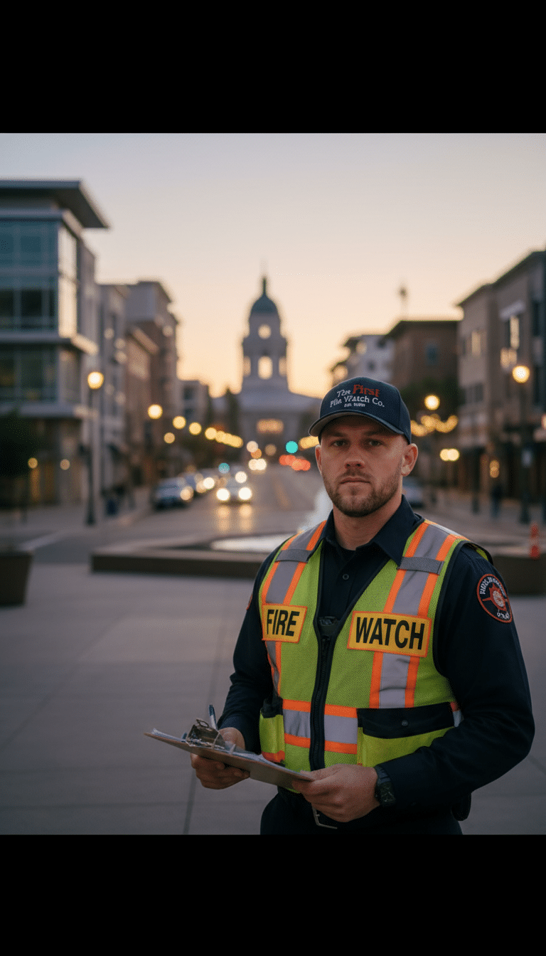 Fire watch guards in Santa Clarita, CA