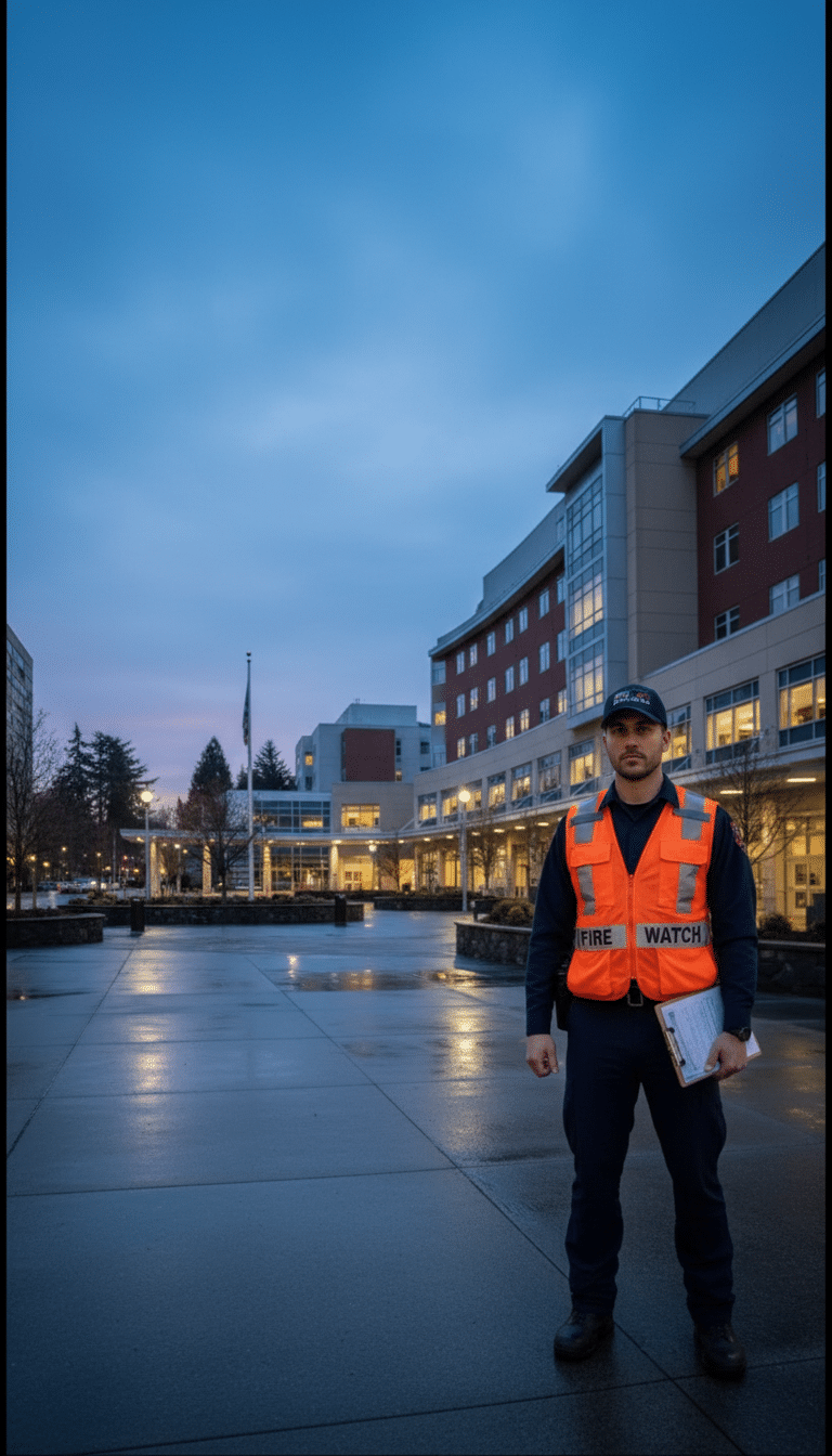 Fire watch guards in Vancouver, WA
