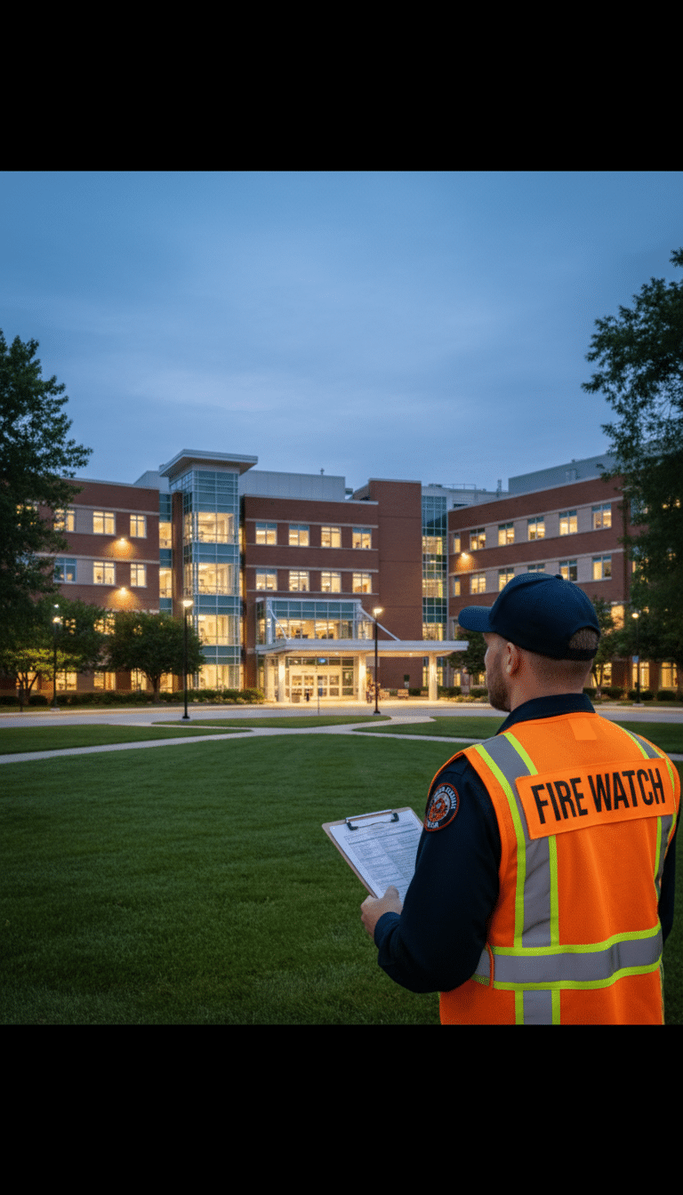 Fire watch guards in Warren, MI