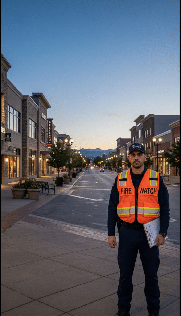 Fire watch guards in Westminster, CO