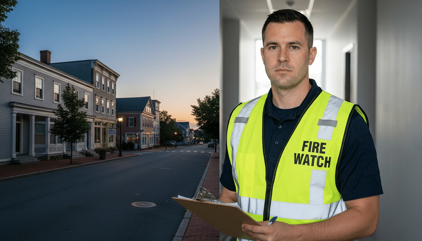 Fire watch guards in Whitinsville, MA